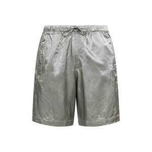 Dries Van Noten Men Mint Green Viscose And Cotton Shorts